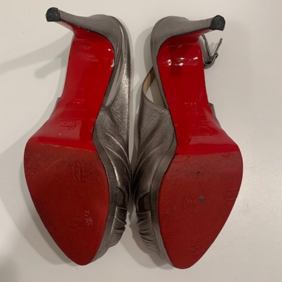 Christian Louboutin metallic heel 6.5 / 36.5 - Picture 5 of 7